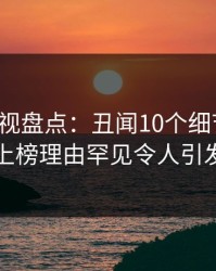 香蕉影视盘点：丑闻10个细节真相，网红上榜理由罕见令人引发众怒